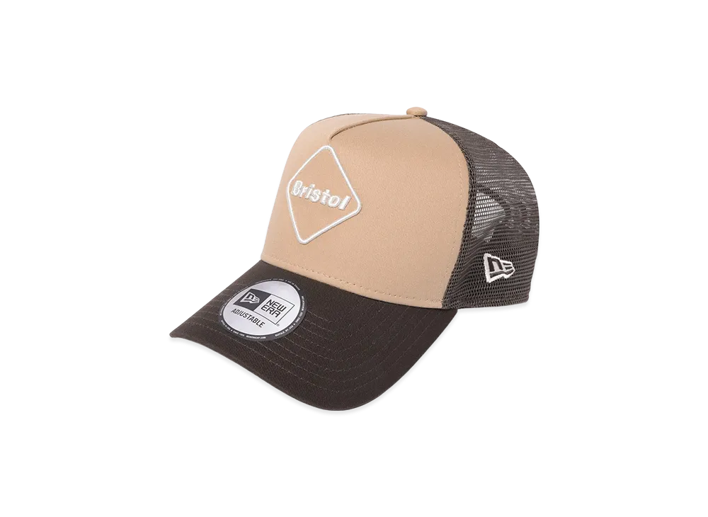 F.C.Real Bristol x New Era 9Forty A-Frame Mesh Cap "Brown"