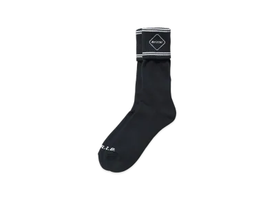 F.C.Real Bristol Cuff Socks "Black"
