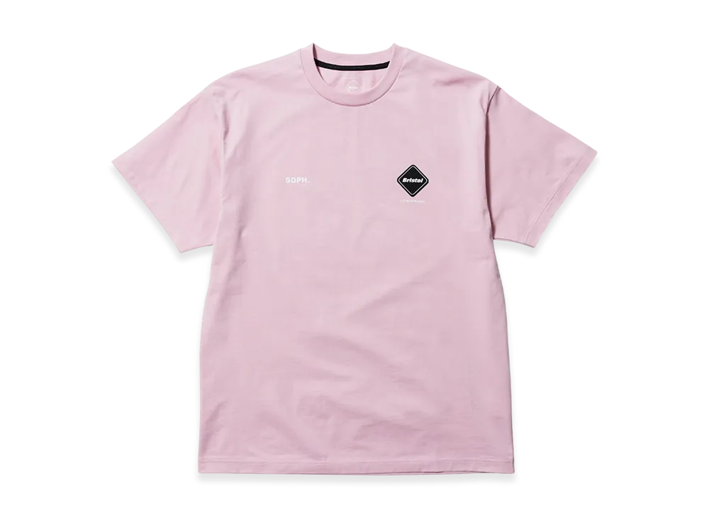 F.C.Real Bristol Authentic Logo S/S Tee "Pink"