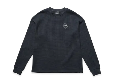 F.C.Real Bristol Tech Waffle L/S Lounge Top "Black"