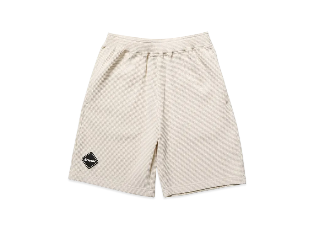F.C.Real Bristol Tech Waffle Lounge Shorts "Off White"