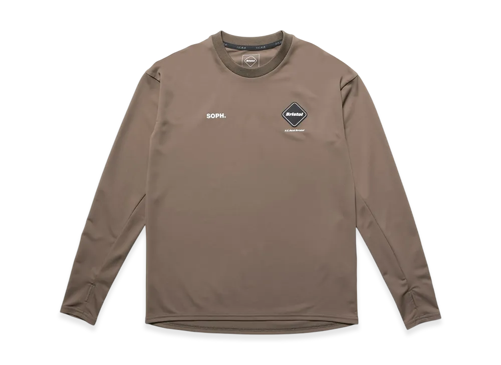 F.C.Real Bristol L/S Athletic Top "Mocha"