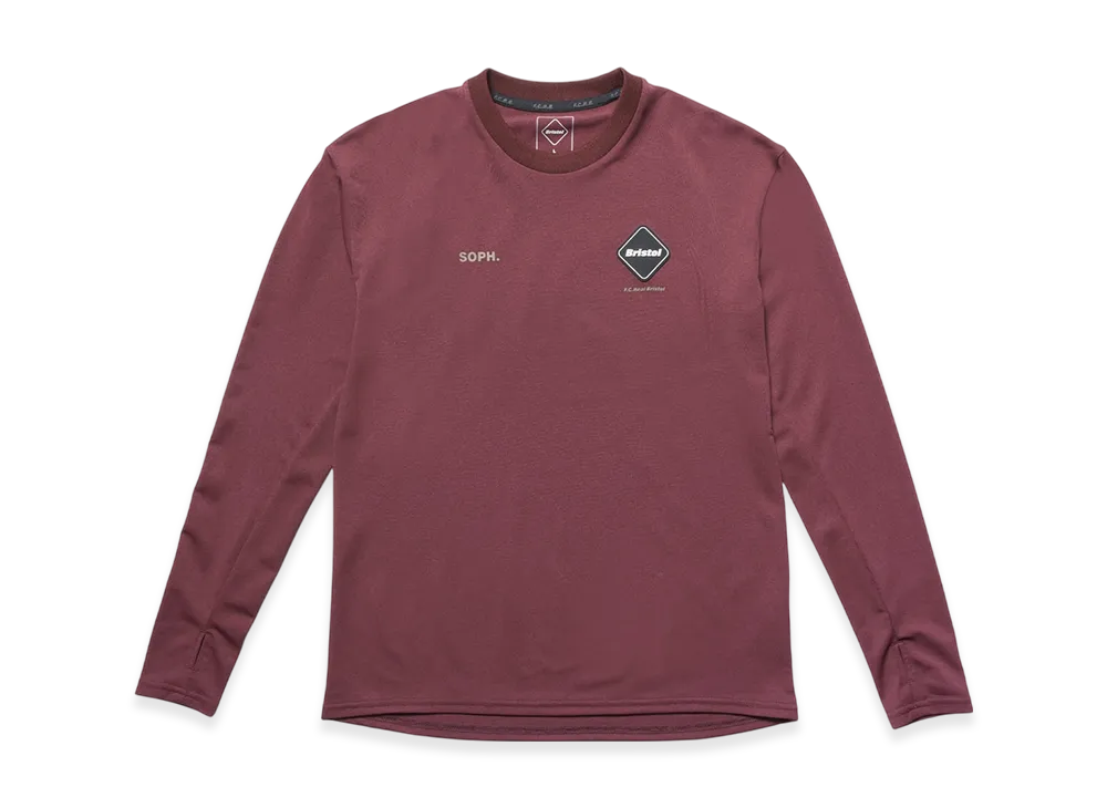 F.C.Real Bristol L/S Athletic Top "Burgundy"