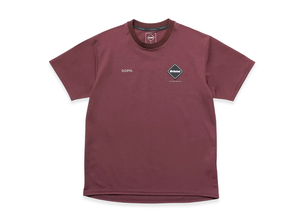 F.C.Real Bristol S/S Athletic Top "Burgundy"