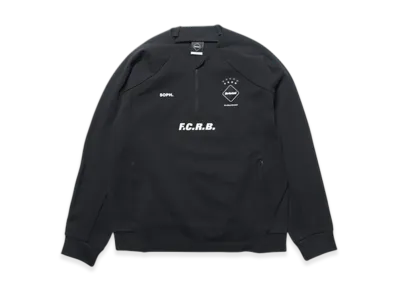 F.C.Real Bristol Pdk Quarter-Zip Top "Black"