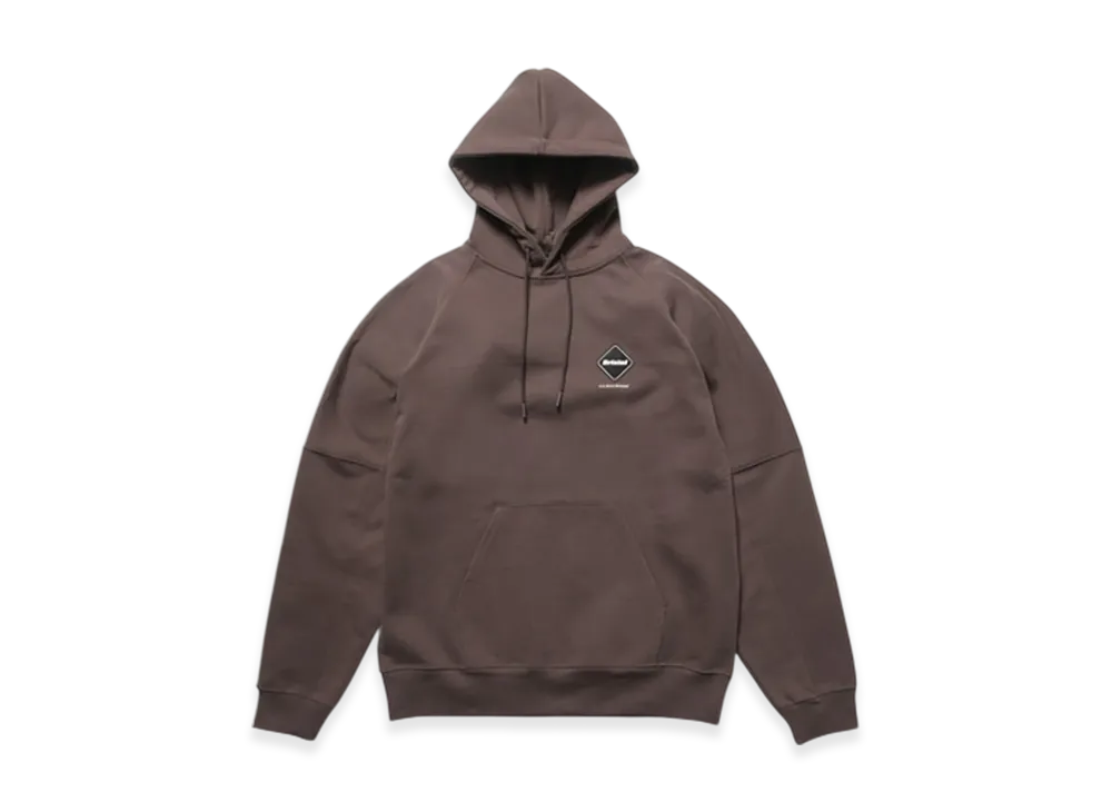 F.C.Real Bristol Big Logo Baggy Sweat Hoodie "Brown"
