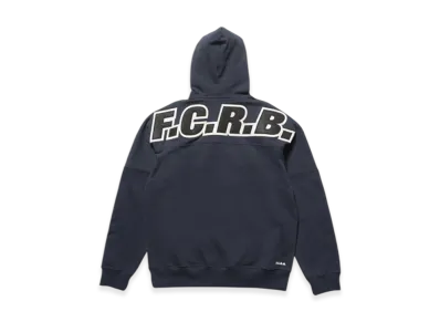F.C.Real Bristol Big Logo Baggy Sweat Hoodie "Navy"