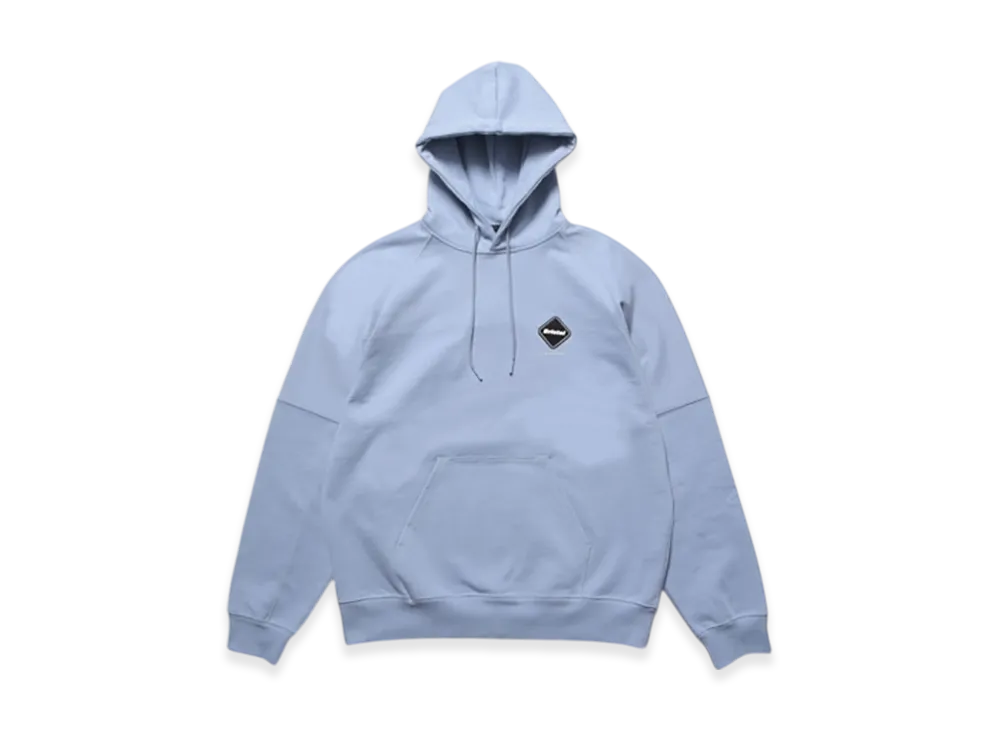 F.C.Real Bristol Big Logo Baggy Sweat Hoodie "Light Blue"