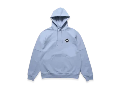 F.C.Real Bristol Big Logo Baggy Sweat Hoodie "Light Blue"