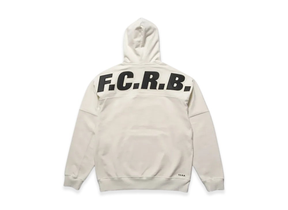 F.C.Real Bristol Big Logo Baggy Sweat Hoodie "Off White"