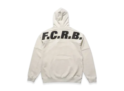 F.C.Real Bristol Big Logo Baggy Sweat Hoodie "Off White"