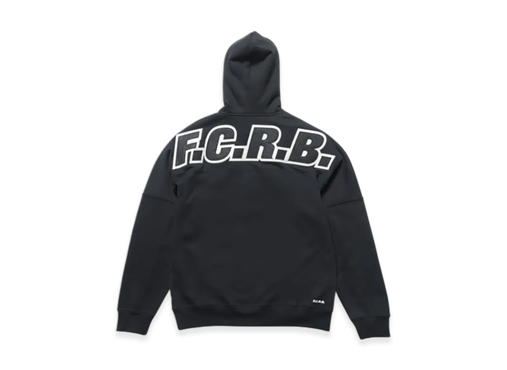 F.C.Real Bristol Big Logo Baggy Sweat Hoodie "Black"