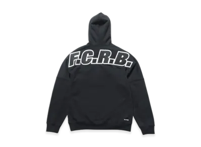 F.C.Real Bristol Big Logo Baggy Sweat Hoodie "Black"