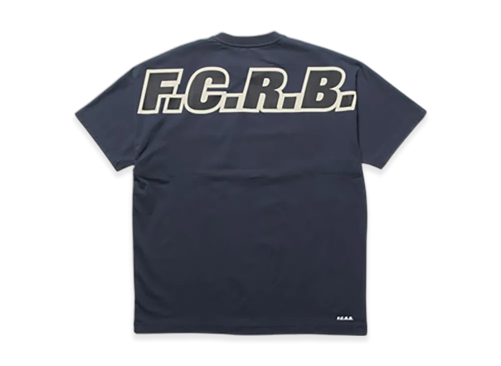 F.C.Real Bristol Big Logo Baggy Tee "Navy"