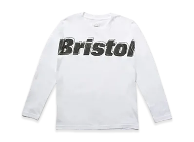 F.C.Real Bristol For Kids Overlay Logo L/S Tee "White"