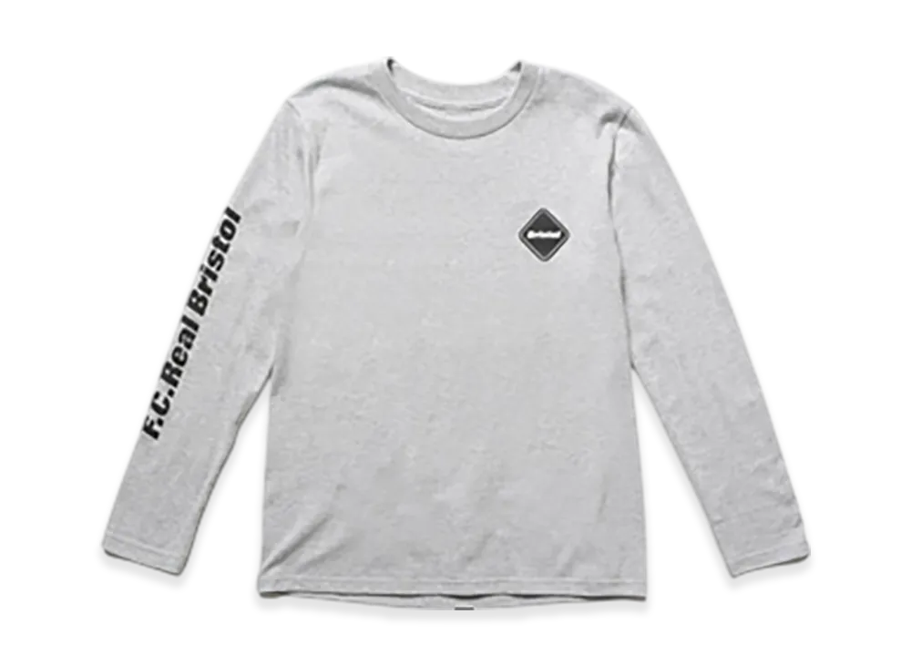 F.C.Real Bristol For Kids Authentic L/S Tee "Gray"