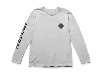 F.C.Real Bristol For Kids Authentic L/S Tee "Gray"