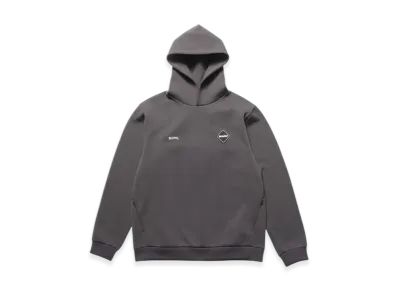 F.C.Real Bristol Quarter Knit Hoodie "Brown"