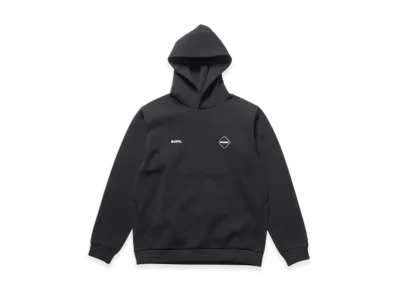 F.C.Real Bristol Quarter Knit Hoodie "Black"