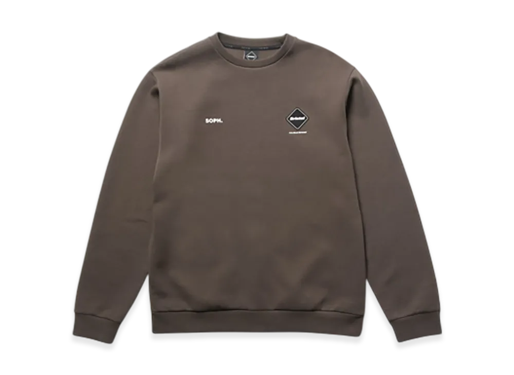 F.C.Real Bristol Tech Sweat Crewneck Top "Mocha"