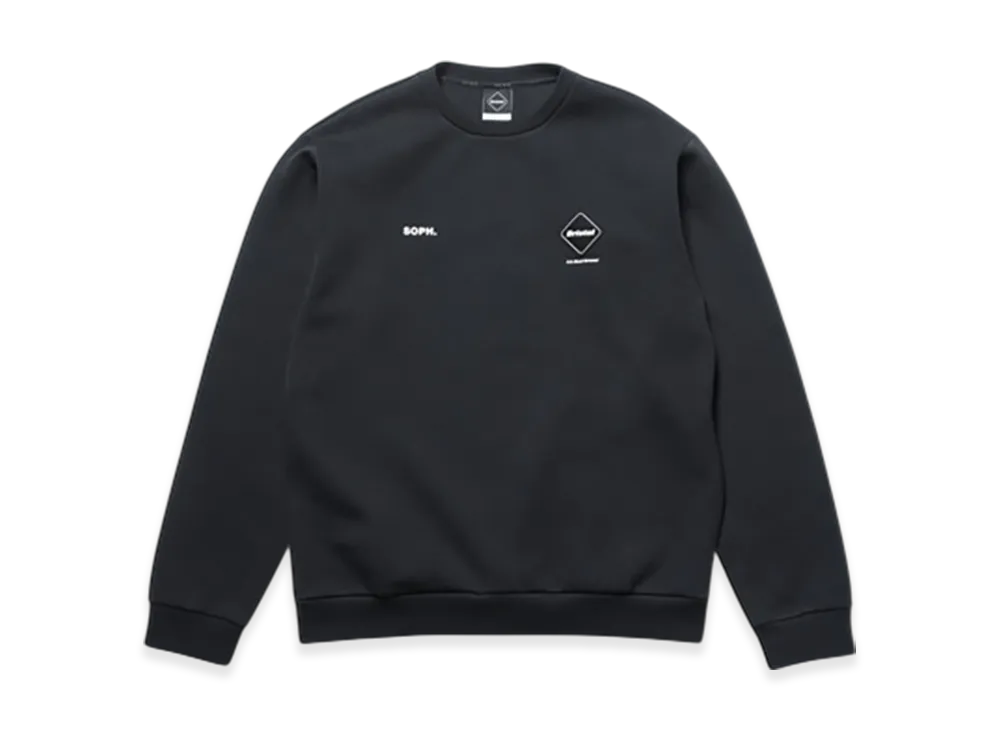 F.C.Real Bristol Tech Sweat Crewneck Top "Black"