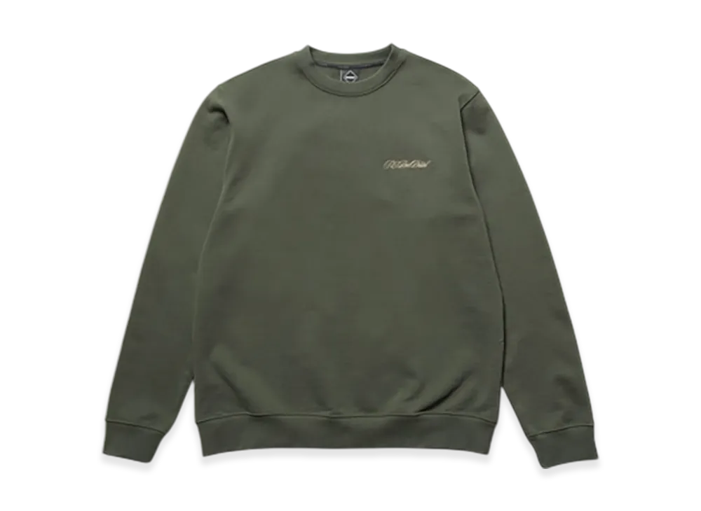 F.C.Real Bristol Script Crewneck Sweat "Green"