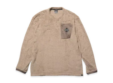 F.C.Real Bristol High Loft Fleece Top "Beige"