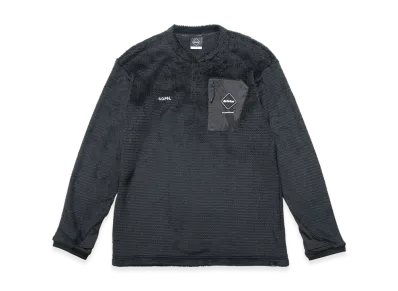 F.C.Real Bristol High Loft Fleece Top "Black"