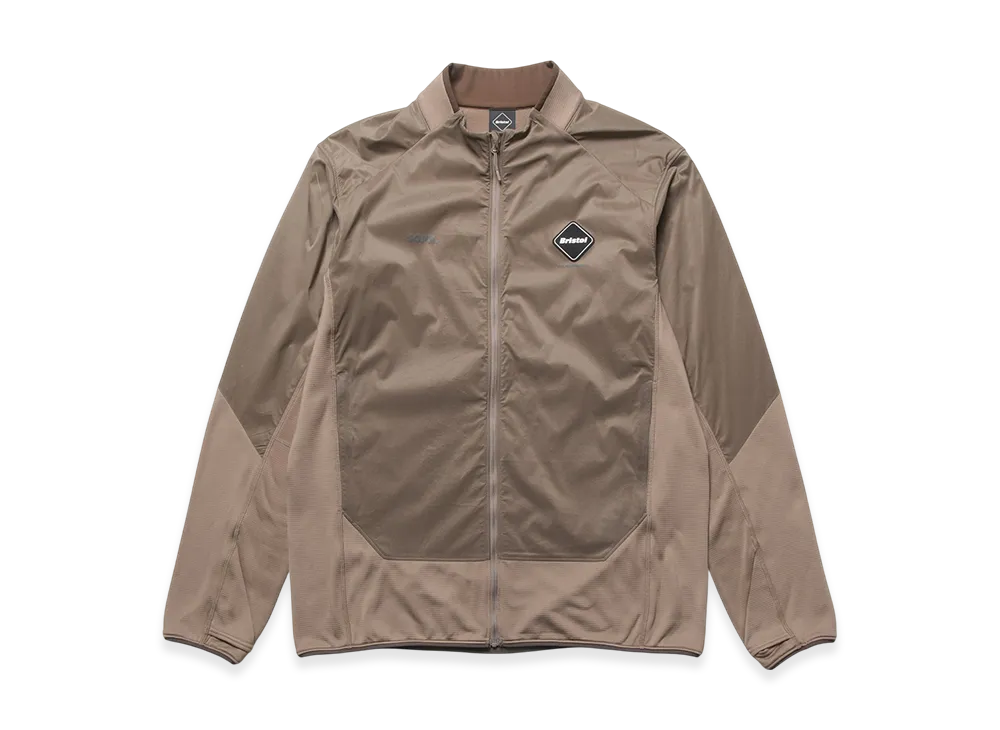 F.C.Real Bristol Grid Fleece Hybrid Blouson "Beige"