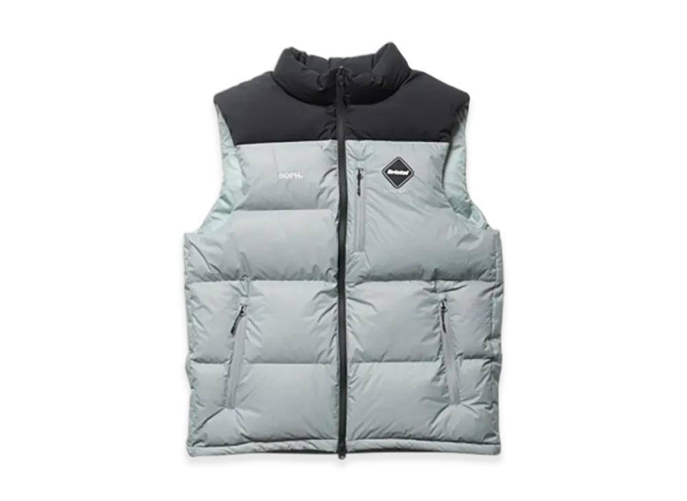 F.C.Real Bristol Field Down Vest "Sage"