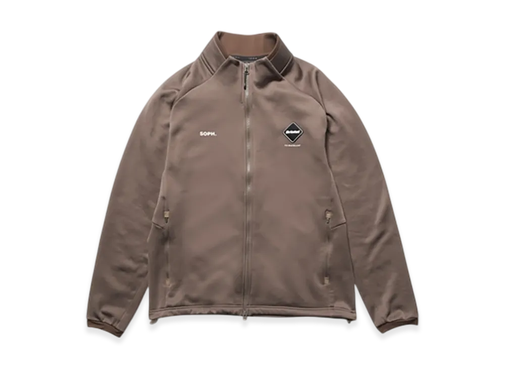 F.C.Real Bristol Stretch Fleece Stand Collar Blouson "Mocha"