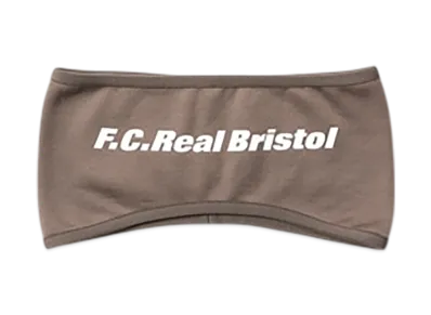 F.C.Real Bristol Stretch Fleece Headband "Mocha"