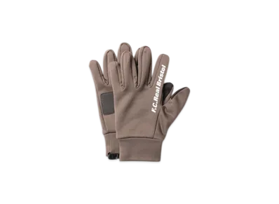 F.C.Real Bristol Stretch Fleece Touch Gloves "Mocha"