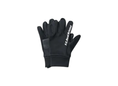 F.C.Real Bristol Stretch Fleece Touch Gloves "Black"