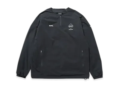 F.C.Real Bristol Thermal-Lining Quarter-Zip Piste "Black"