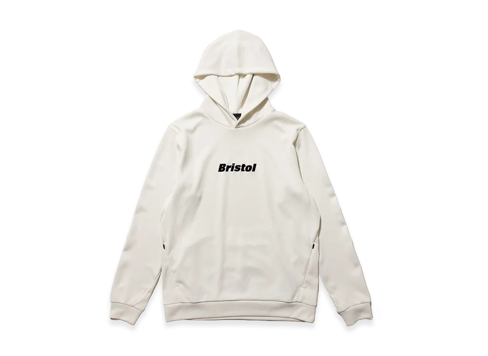 F.C.Real Bristol Quarter Knit Pullover Hoodie "Off White"