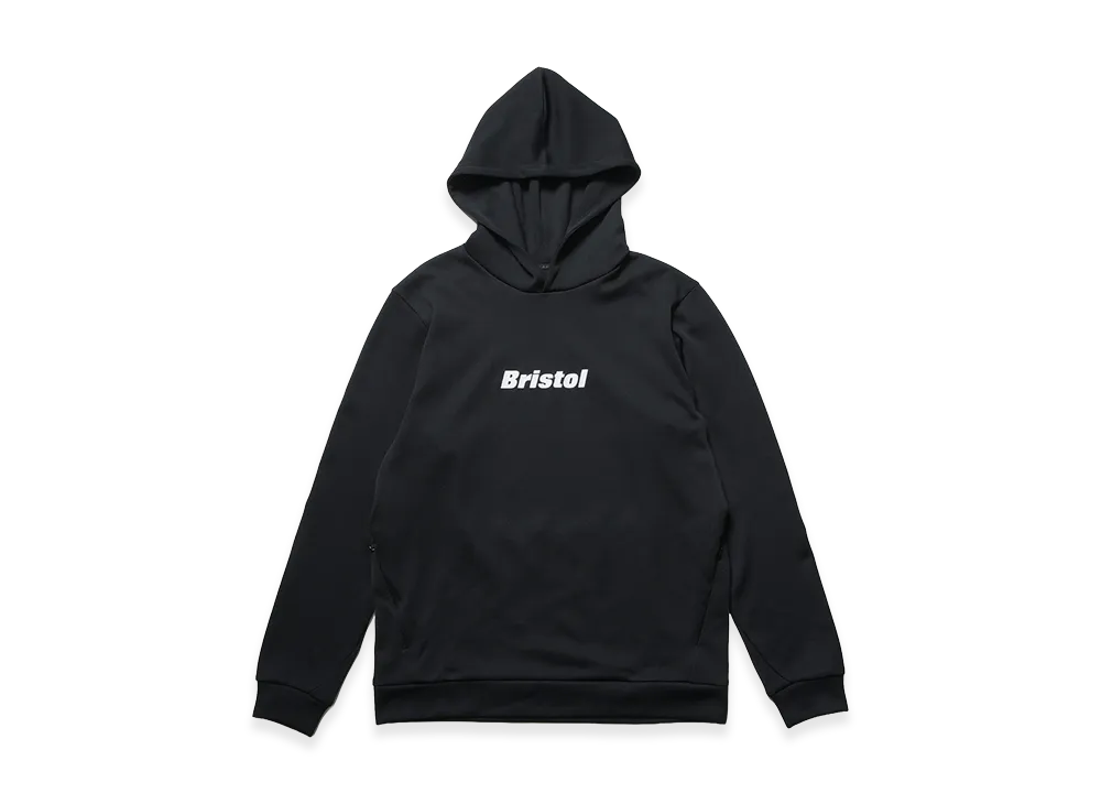 F.C.Real Bristol Quarter Knit Pullover Hoodie "Black"