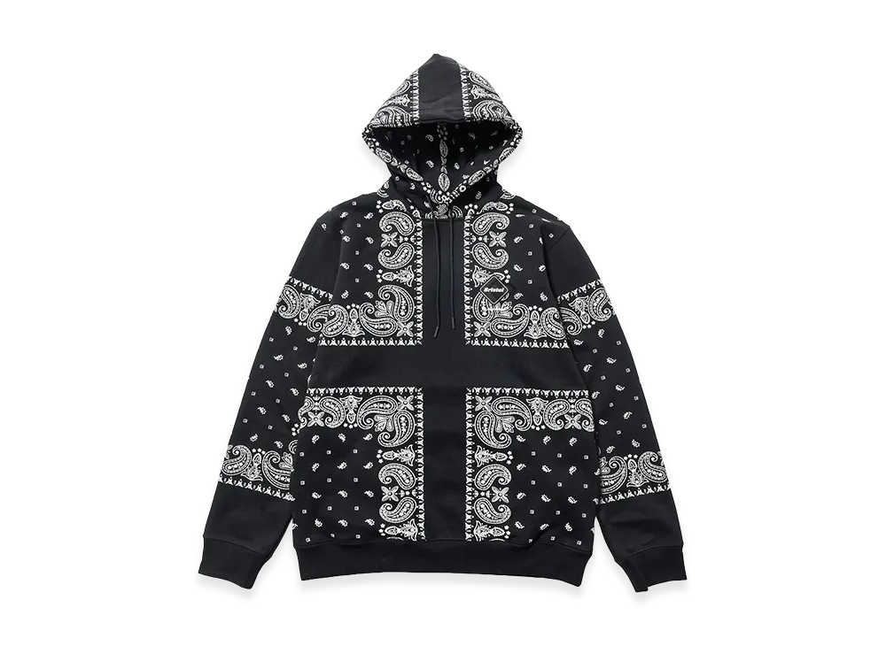 F.C.Real Bristol Bandana Sweat Hoodie "Black"