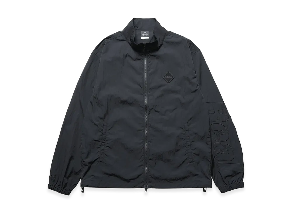 F.C.Real Bristol Big Logo Nylon Stand Collar Blouson "Black"
