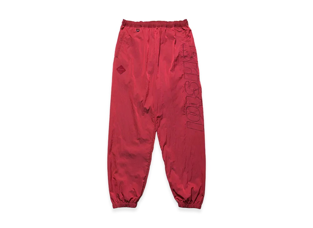 F.C.Real Bristol Big Logo Nylon Easy Pants "Red"