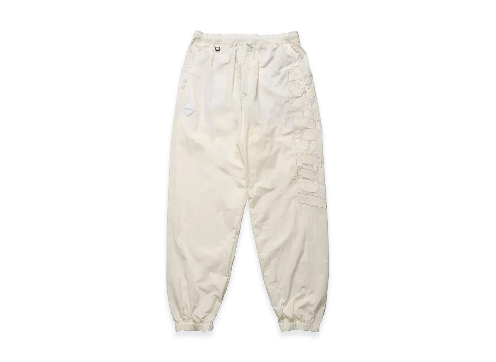 F.C.Real Bristol Big Logo Nylon Easy Pants "Off White"