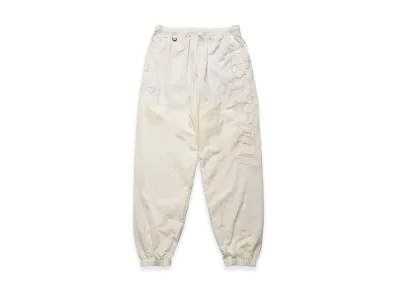F.C.Real Bristol Big Logo Nylon Easy Pants "Off White"
