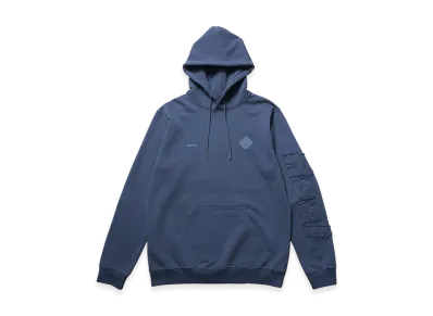 F.C.Real Bristol Cut-Off Logo Sweat Hoodie "Blue"