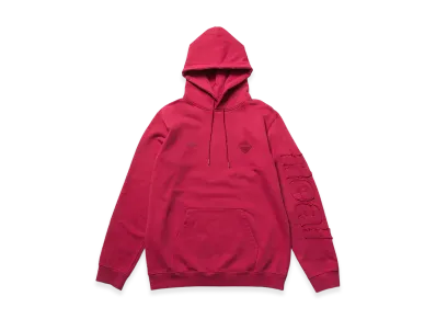 F.C.Real Bristol Cut-Off Logo Sweat Hoodie "Red"