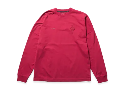 F.C.Real Bristol Cut-Off Logo L/S Tee "Red"