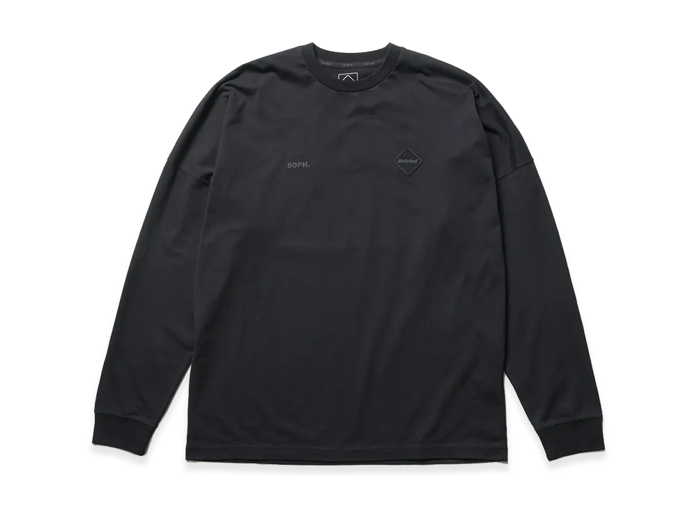 F.C.Real Bristol Cut-Off Logo L/S Tee "Black"