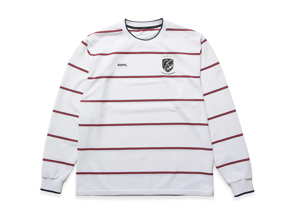 F.C.Real Bristol Champions Border L/S Game Shirt "White"