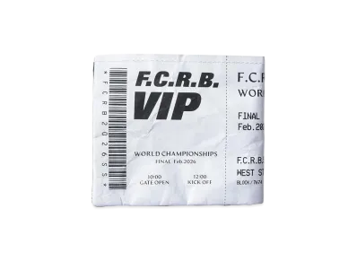 F.C.Real Bristol Ticket Mini Wallet "White"