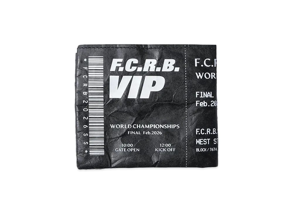 F.C.Real Bristol Ticket Mini Wallet "Black"