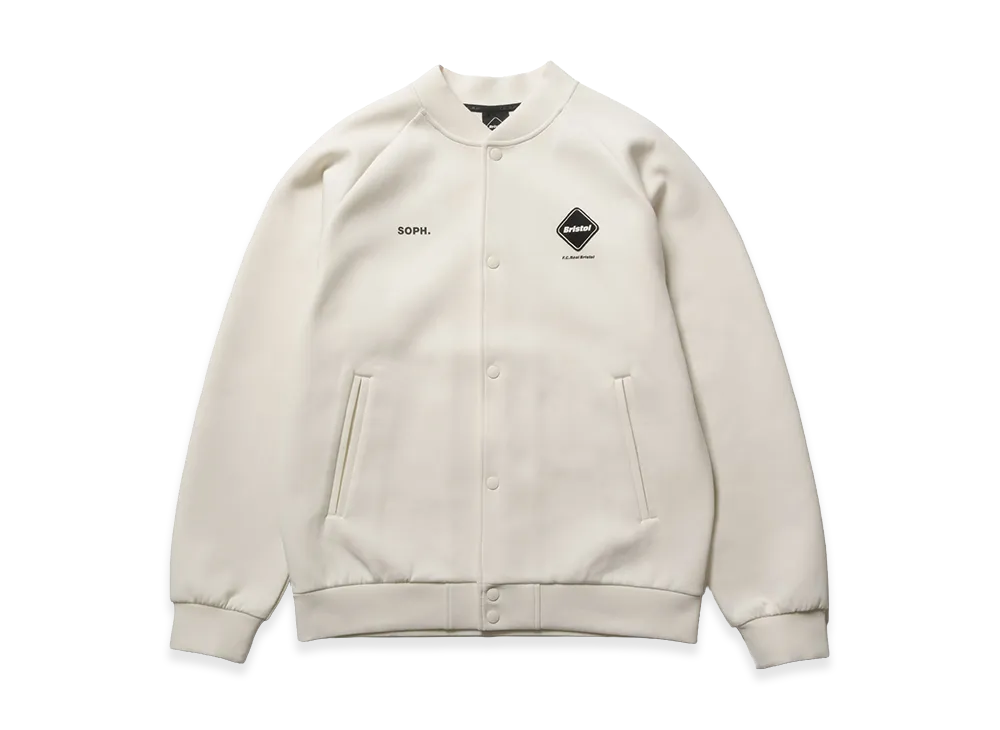 F.C.Real Bristol Tech Sweat Varsity Blouson "White"